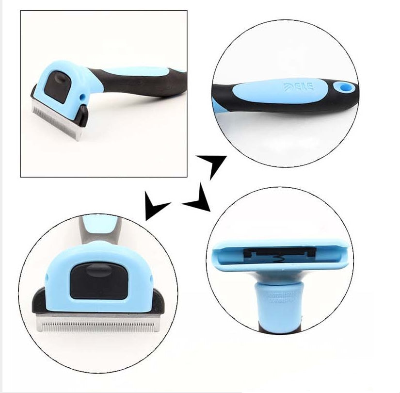Pet Hair Remover Brush – Easy Grooming Tool for Dogs & Cats