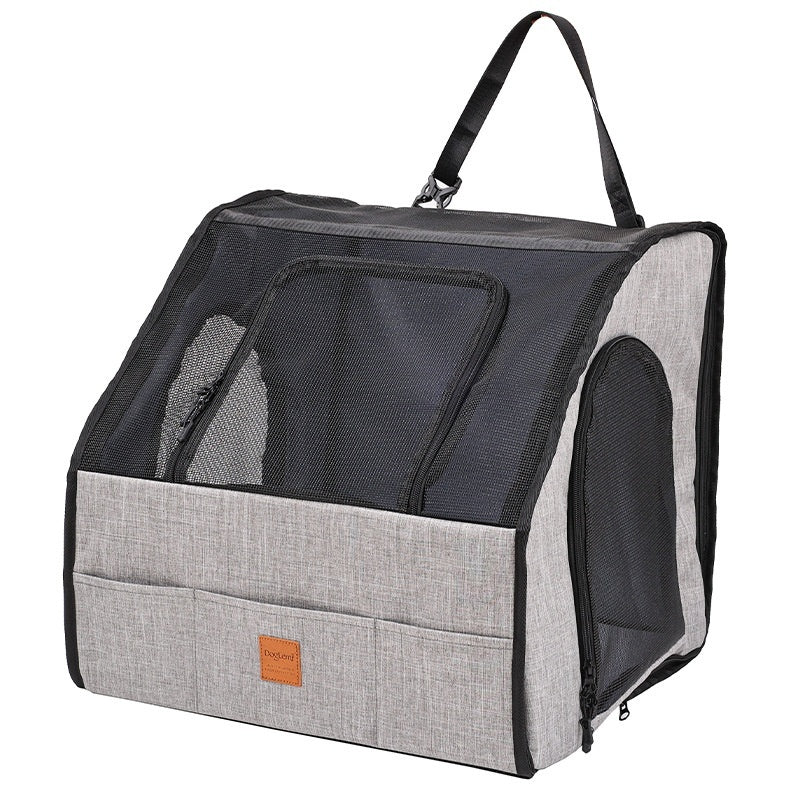 Portable Dog Car Seat – Waterproof Foldable Pet Travel Carrier