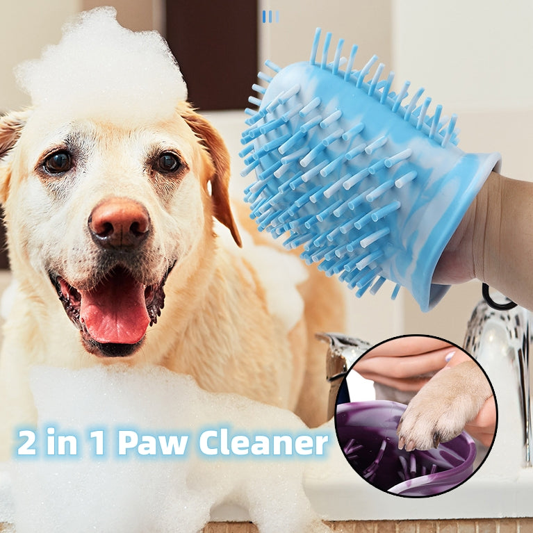 2-in-1 Dog Paw Cleaner Cup – Easy Clean & Mess-Free Paws